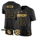Oklahoma Sooners 2025 Gold Vapor Limited Jersey - All Stitched