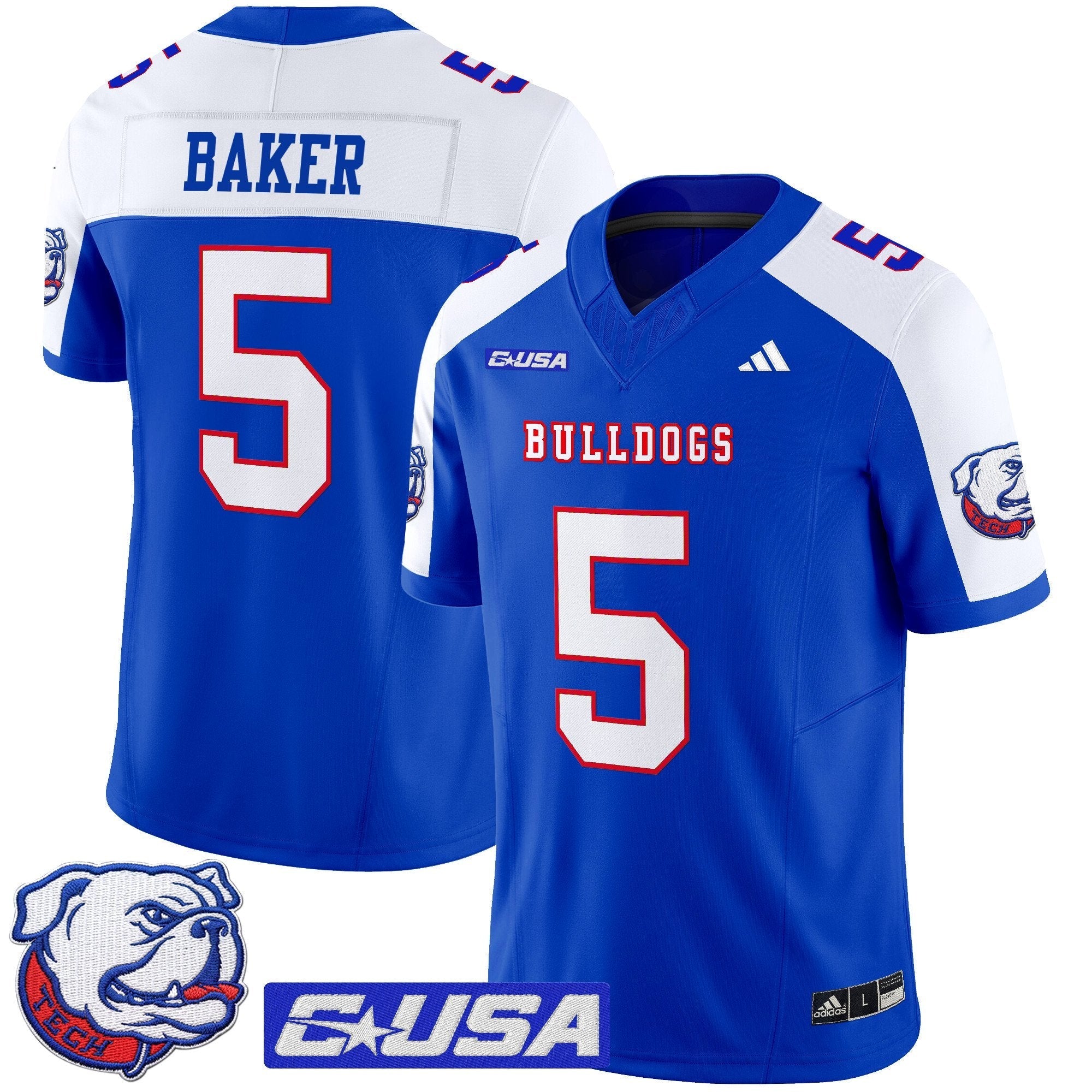 Louisiana Tech Bulldogs 2025 Vapor Limited Jersey - All Stitched