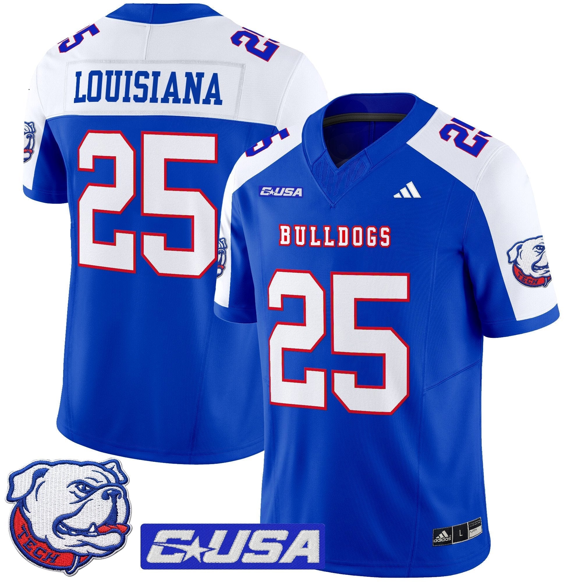 Louisiana Tech Bulldogs 2025 Vapor Limited Jersey - All Stitched