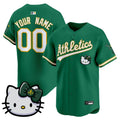 Oakland Athletics Meow KT Vapor Premier Limited Custom Jersey – All Stitched
