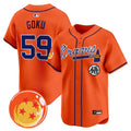 Men Atlanta Braves x Dragon Ball Vapor Premier Limited Jersey - All Stitched