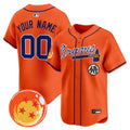 Atlanta Braves x Dragon Ball Vapor Premier Limited Custom Jersey - All Stitched