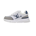 Luxury Lou Paris Classic Trainers Navy Blue White Shoes Sneakers
