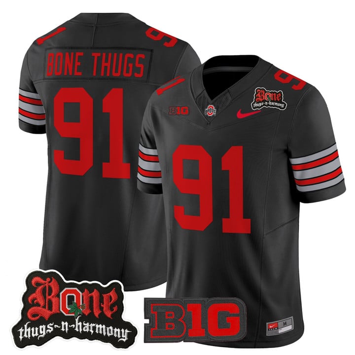 1991 Bone Thugs Jersey Ohio State Buckeyes Bone Thugs-N-Harmony Stitched