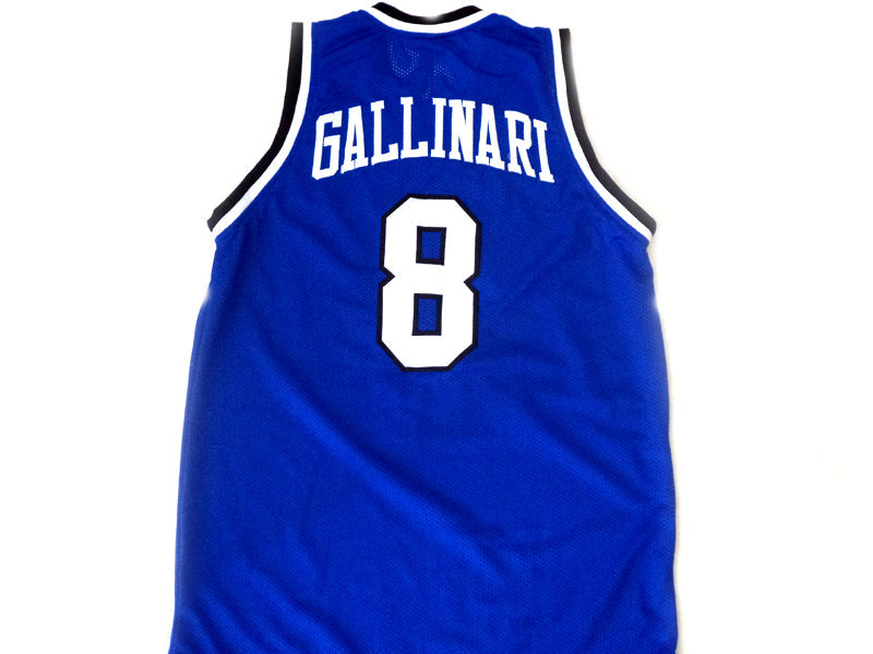 Danilo Gallinari Jersey #8 Italia New Basketball Blue