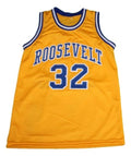 J.Erving Jersey #32 Roosevelt High School Basketball Yellow