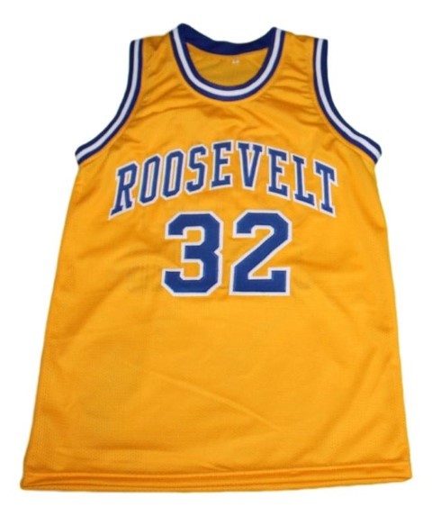 J.Erving Jersey #32 Roosevelt High School Basketball Yellow