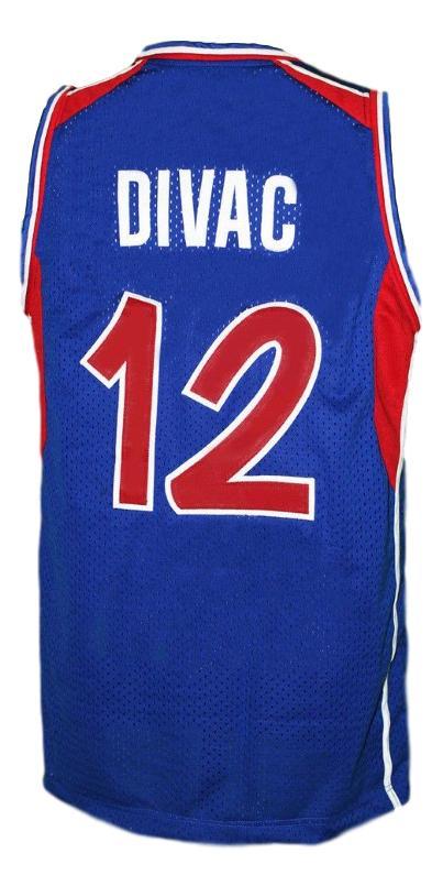 Vlade Divac Jersey #12 Jugoslavija Yugoslavia Basketball New Sewn Blue