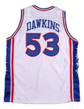 Darryl Dawkins Jersey #53 Philadelphia Basketball Sewn White