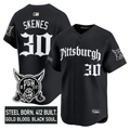 Men Pittsburgh Pirates 'Gothic Steel City Edition' Vapor Premier Limited Jersey - All Stitched