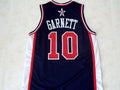 Kevin Garnett Jersey #10 Team USA New Basketball Navy Blue