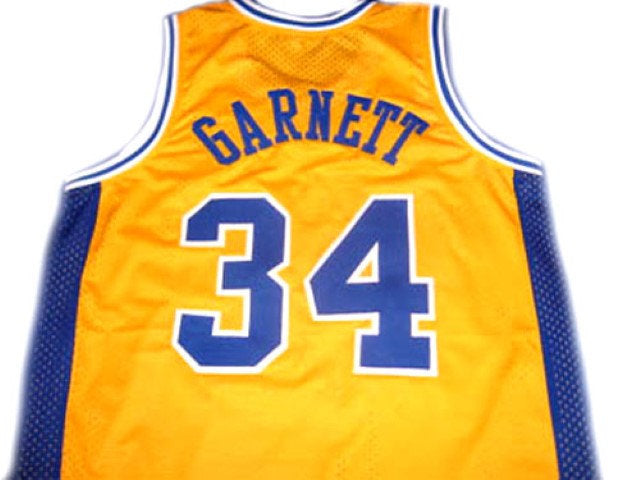 Kevin Garnett Jersey #34 Admirals High School Basketball Yellow