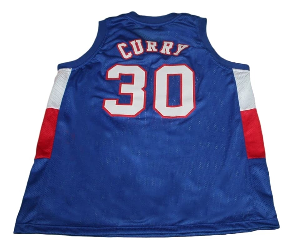Stephen Curry Jersey #30 Knights High School New Basketball Blue