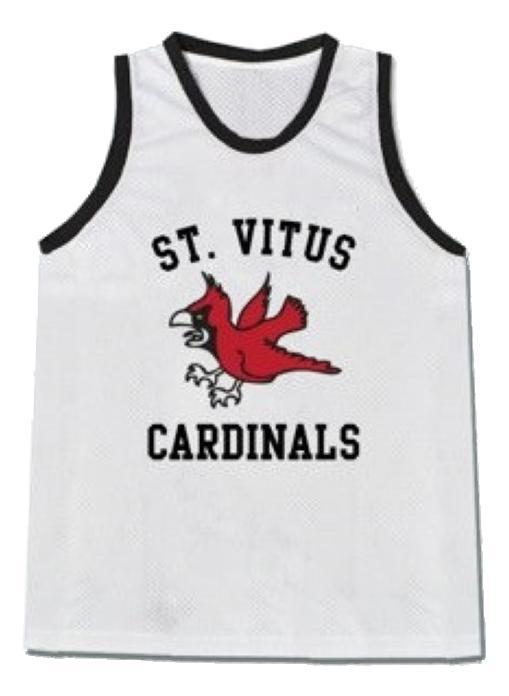 Mickey Jersey #9 St Vitus Basketball Diaries Mark Wahlberg Sewn White