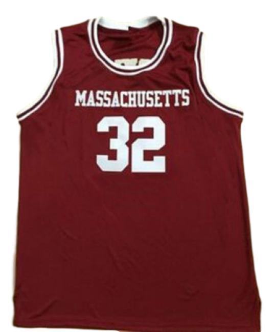 Ulius Erving Jersey #32 Massachusetts College Basketball Sewn Maroon