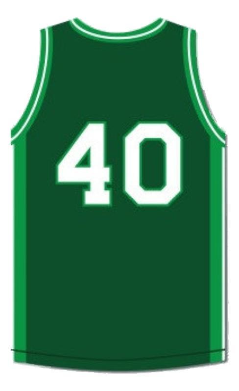Shawn Kemp Jersey #40 Concord High School Basketball Sewn Green
