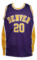 Malcolm Jersey #20 Denver Rockets Aba Basketball New Sewn Purple