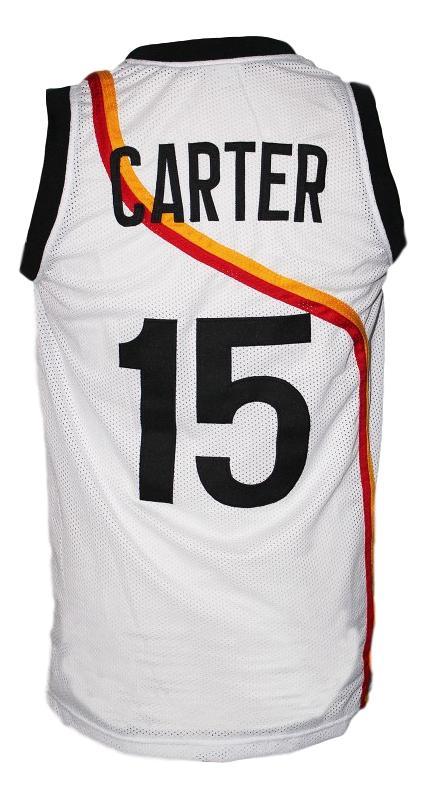 Vince Carter Jersey #15 Roswell Rayguns Basketball New Sewn White