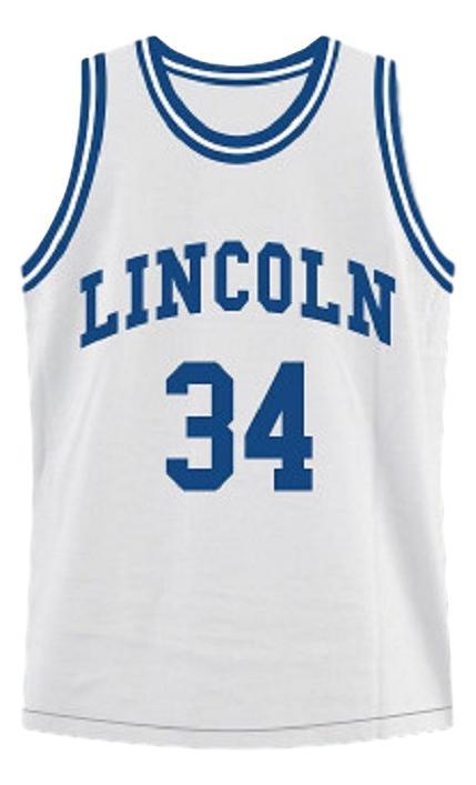 Shuttlesworth Jersey #34 Lincoln He Got Game Basketball White