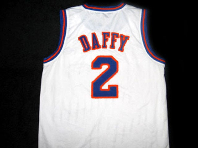 Daffy Duck Jersey #2 Tune Squad Space Jam Basketball White