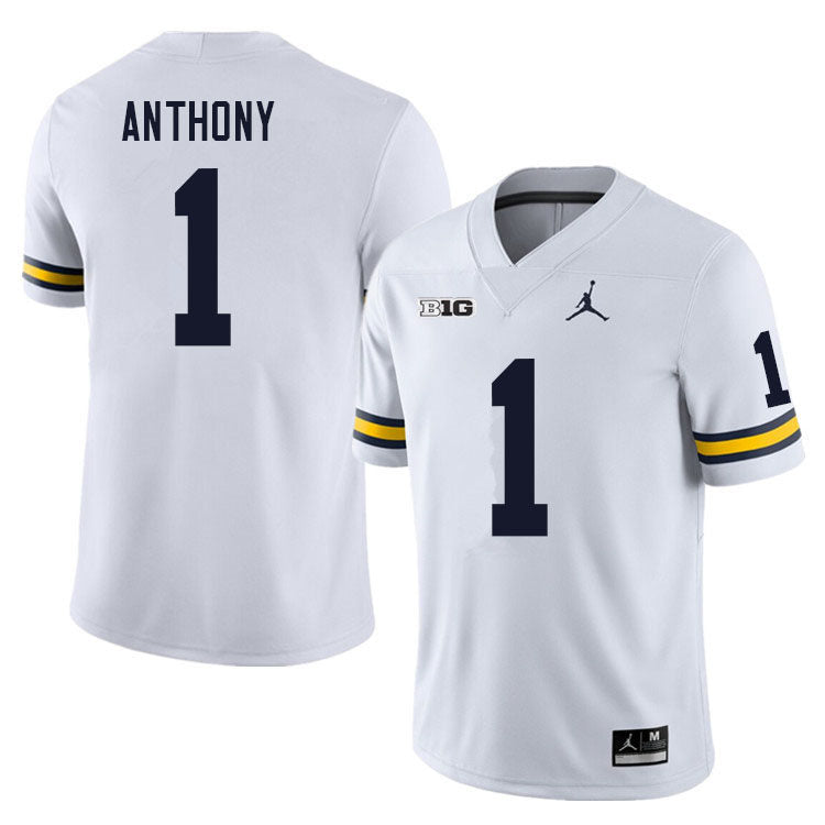 1 Andrel Anthony Alumni Men’s Michigan Wolverines Football Jersey Stitched