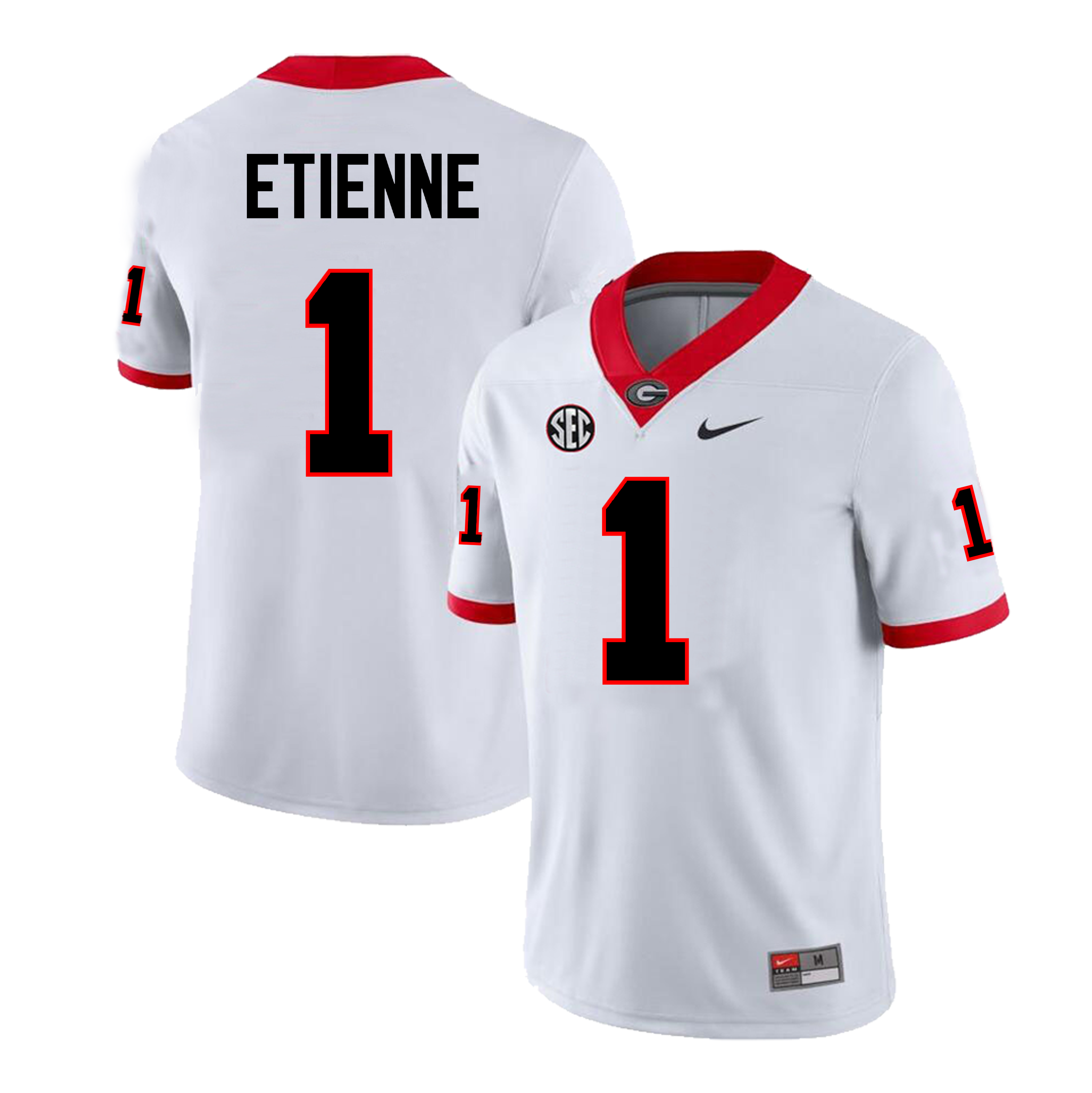 #1 Trevor Etienne Georgia Bulldogs Football Jersey Stitched
