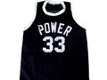 Lew Alcindor Jersey #33 Power High School Abdul Jabbar Basketball Black