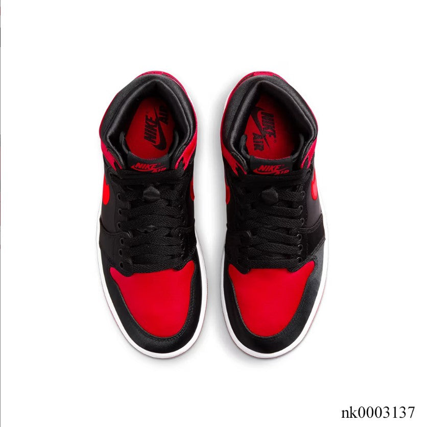 Air Jordan 1 Retro High OG Satin Bred Shoes Sneakers