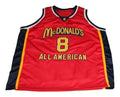 Kobe Bryant Jersey #8 McDonald's All American Basketball Red