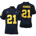 #21 Desmond Howard Michigan College Men’s Michigan Wolverines Football Jersey Stitched Navy