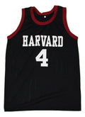 Eremy Lin Jersey #4 Harvard Basketball Black