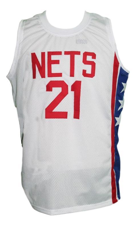 Tim Bassett Jersey #21 New York Nets Aba Retro Basketball White