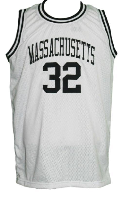 Julius Erving Dr J Jersey #32 Massachusetts College Basketball Sewn White