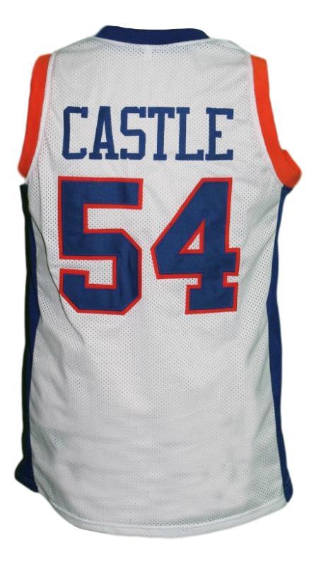 Thad Castle Jersey #54 Blue Mountain State Basketball Sewn White