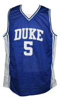 Jeff CapelJersey  #5 Custom Duke College Basketball New Sewn Blue