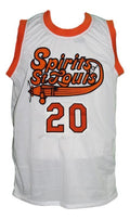 Maurice Lucas Jersey #20 Spirits Of St Louis Aba Basketball White