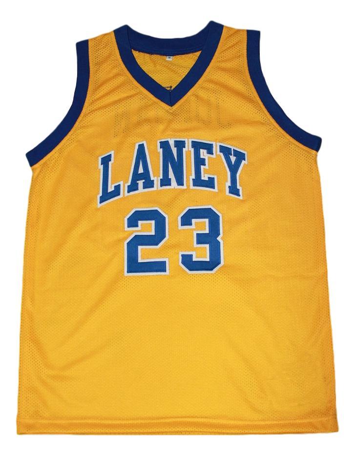 Michael Jordan Jersey #23 Laney High School Basketball Yellow