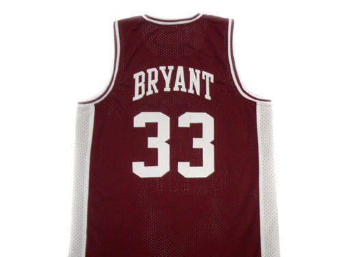 Kobe Bryant Jersey #33 Lower Merion High School Basketball Maroon