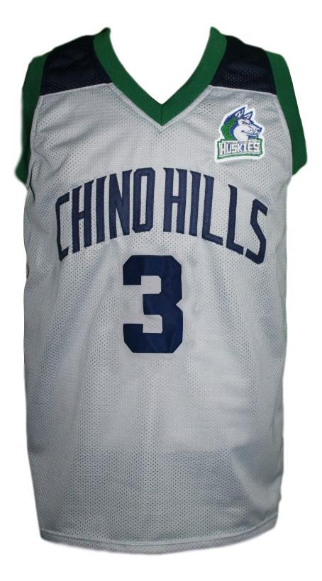 Liangelo Ball Jersey #3 Chino Hills Huskies Basketball Grey