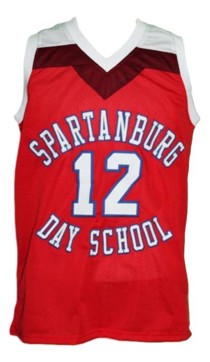 Zion Williamson Jersey #12 Spartanburg Day School Basketball New Red (Copy)
