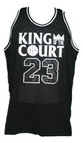 Michael Jordan Jersey #23 King Of The Court Basketball Black