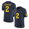 #2 Will Johnson College Men’s Michigan Wolverines Football Jersey Stitched