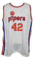 Connie Hawkins Jersey #42 Pittsburgh Pipers Retro Aba Basketball White