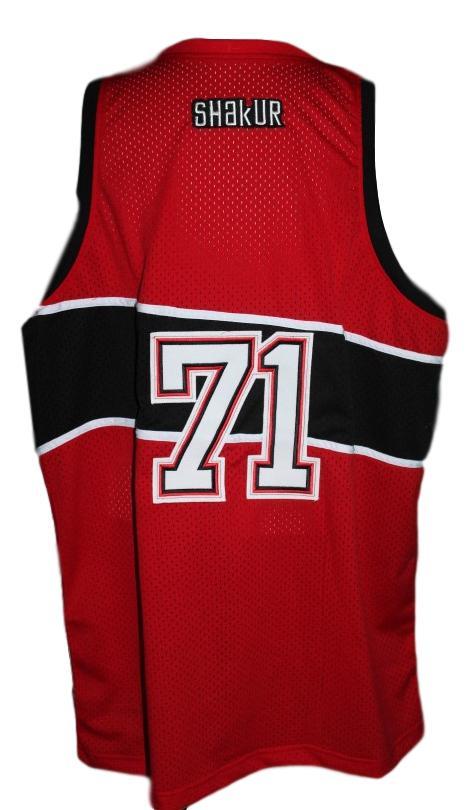 Tupac Shakur Jersey #71 Makaveli Hip Hop Custom Basketball Red