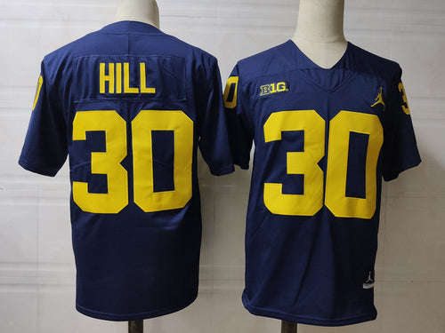 #30 Daxton Hill Alumni Men’s Michigan Wolverines Football Jersey Stitched