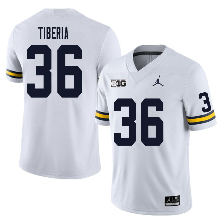 #36 Nico Tiberia College Men’s Michigan Wolverines Football Jersey Stitched