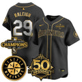 Men Seattle Mariners Vapor Premier Limited Gold Jersey - 50th Anniversary & AL West Division Champions - All Stitched