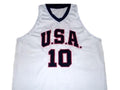 Kobe Bryant Jersey #10 Team USA Basketball White