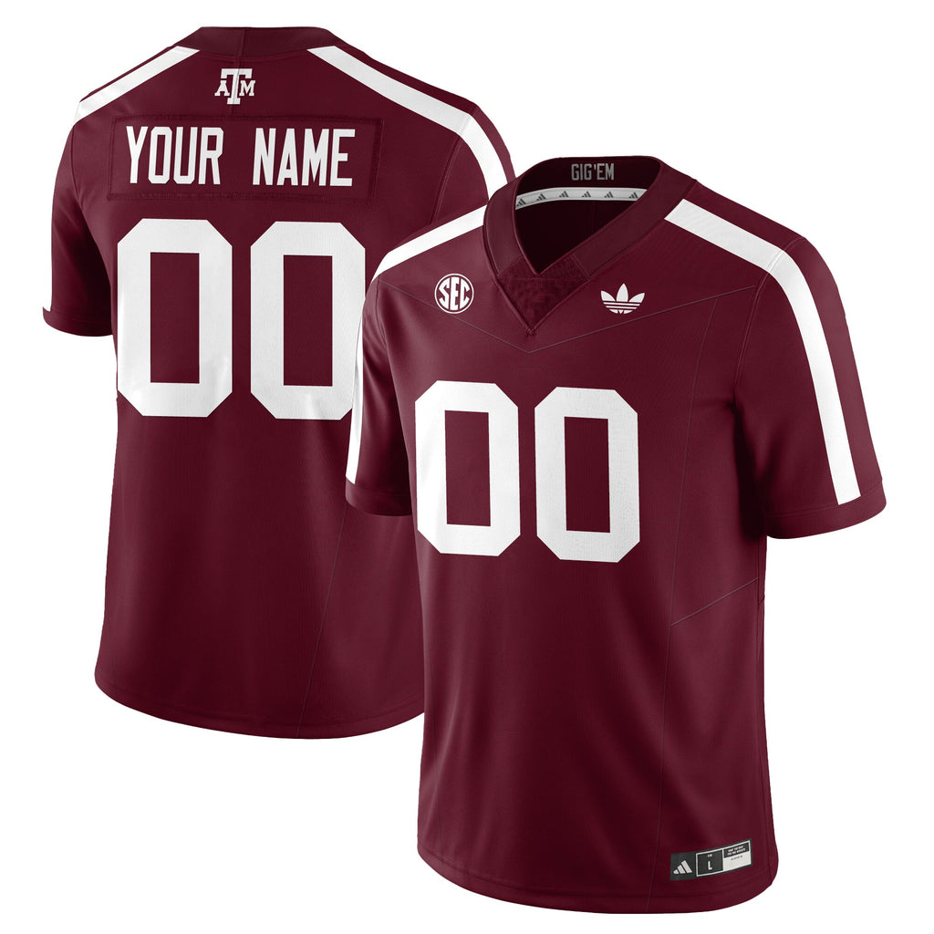 Texas A&M Aggies Football 1975 Throwback Jersey - All Stitched