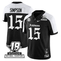Men Alabama Crimson Tide Football 18x-Time National Champions Gothic Vapor Limited Jersey
